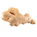 A piece of ginger root.