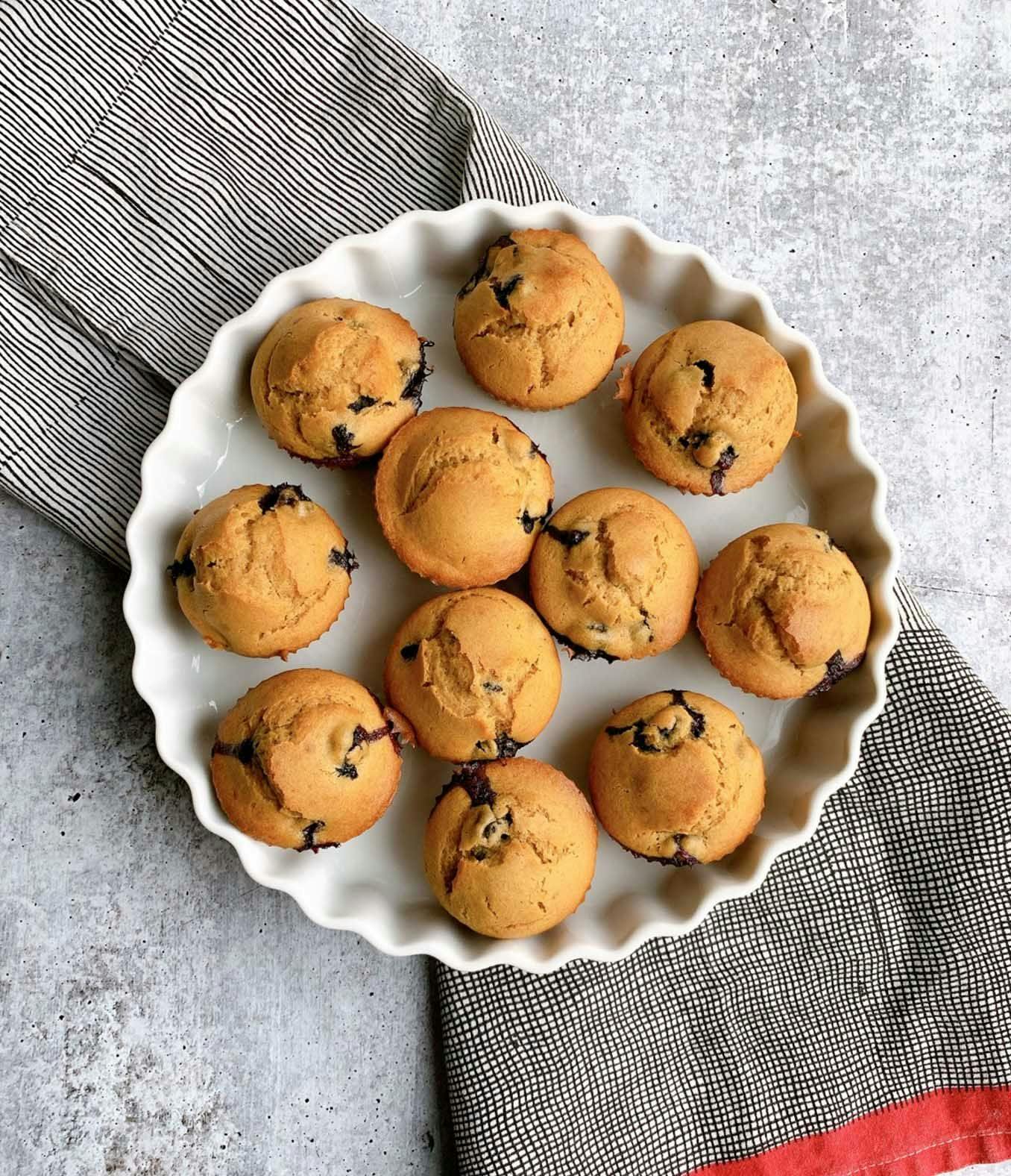 Gluten-Free Breakfast Blueberry Muffins