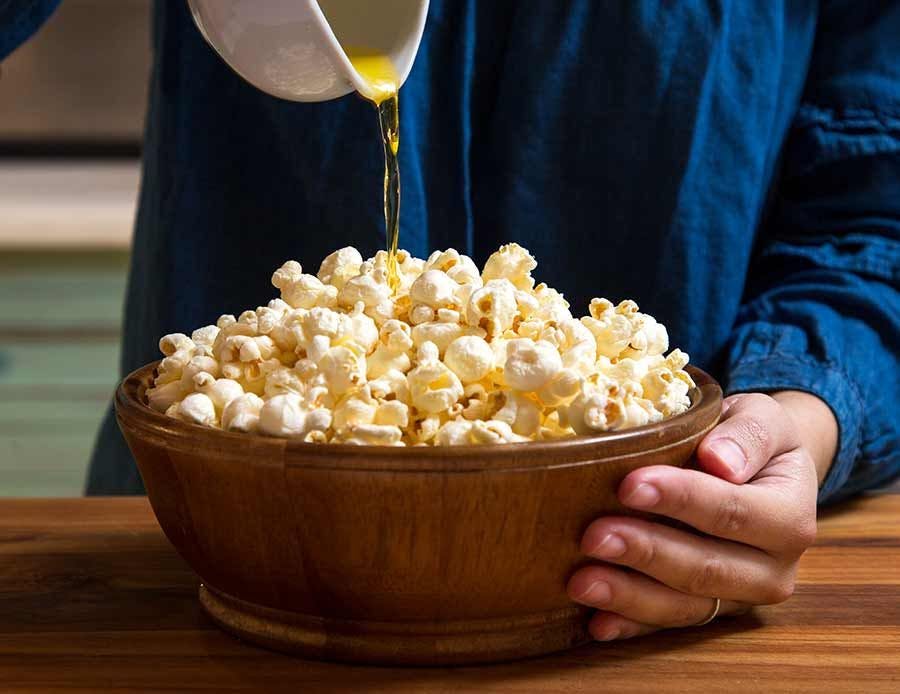 Add ghee to your popcorn