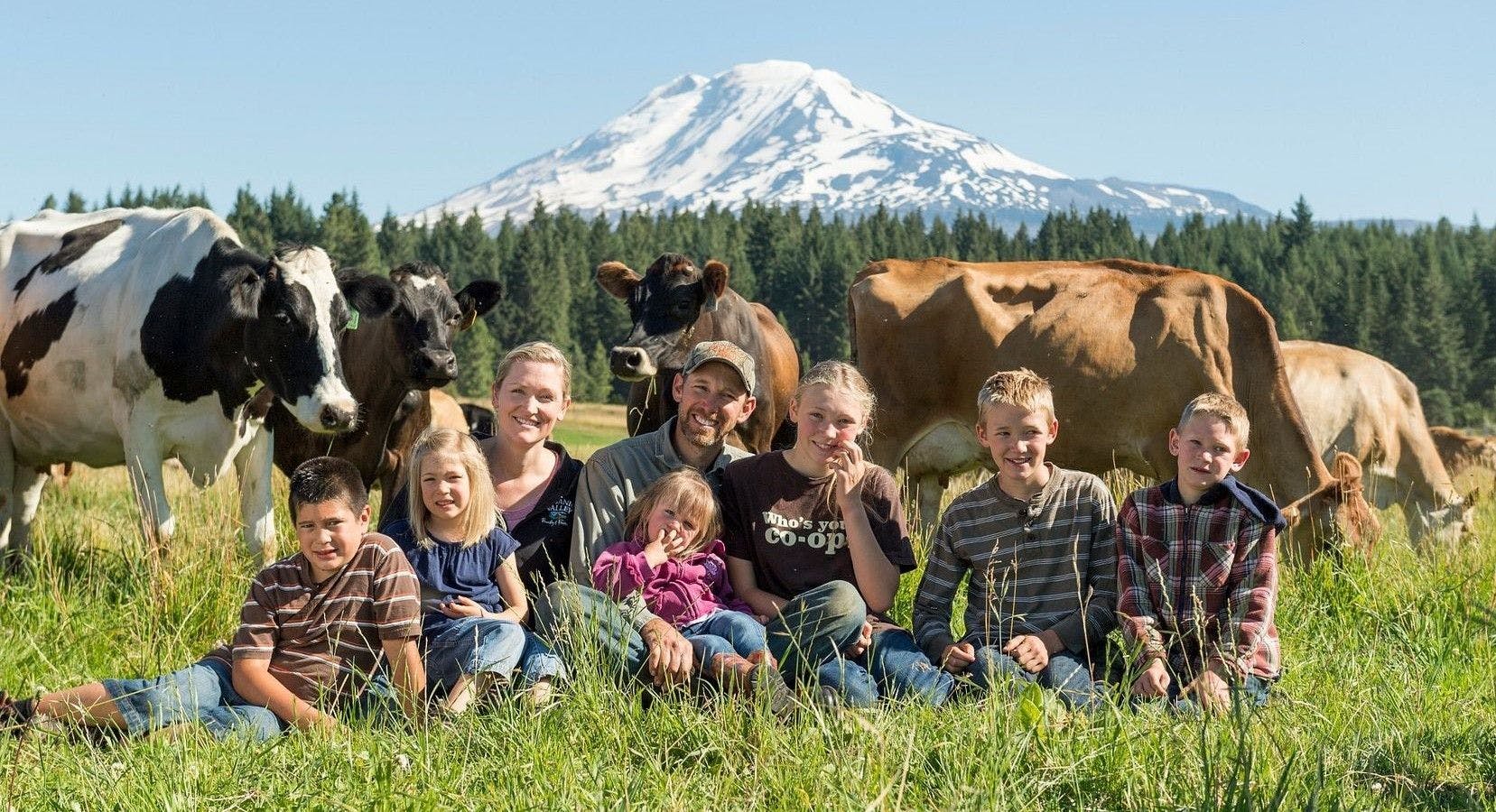 The Pearson family of Washington is a member of Organic Valley co-op.